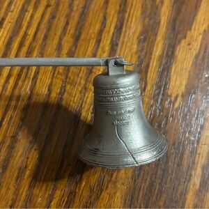 Vintage Liberty Bell candle snuffer